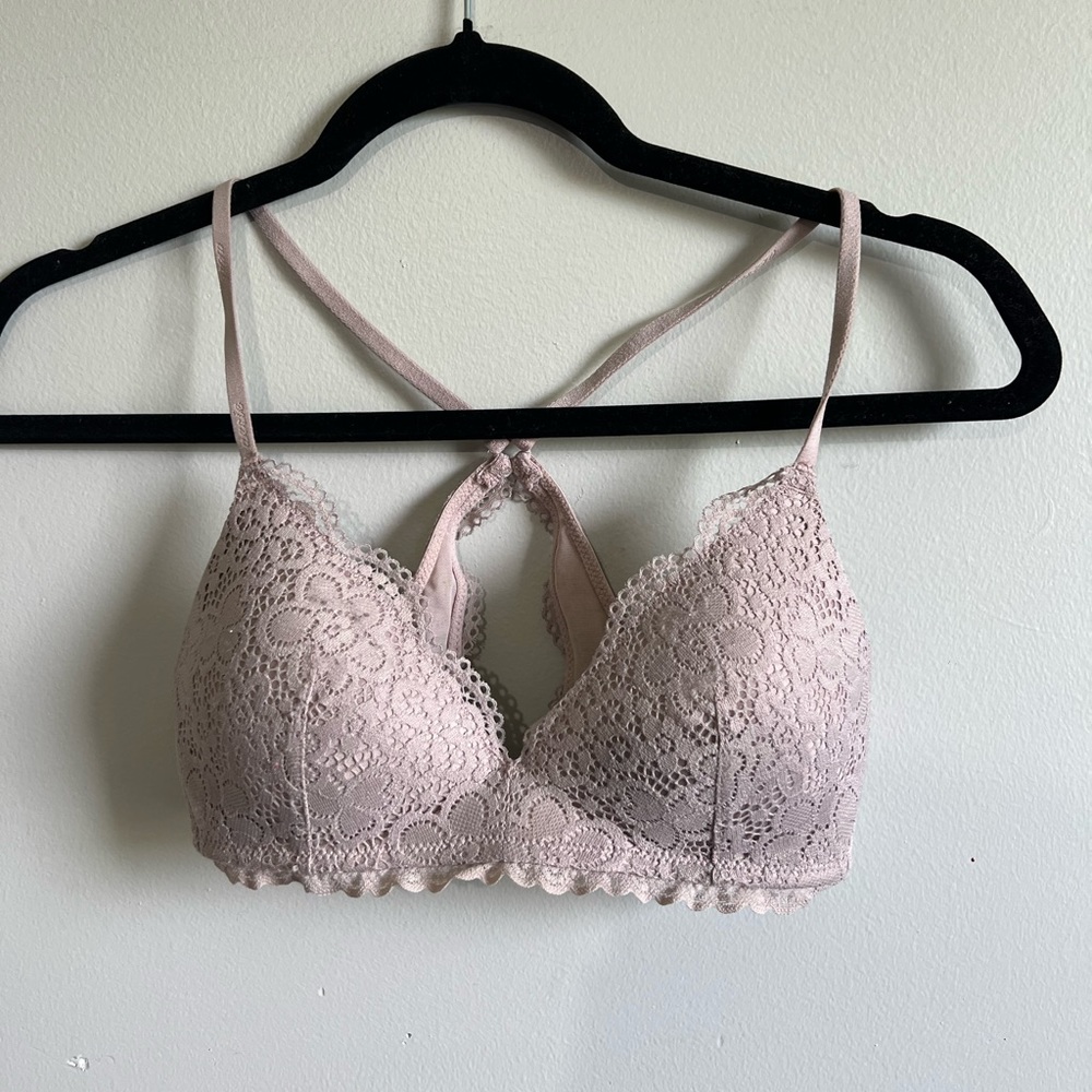 Mauve Aerie Lace Bralette